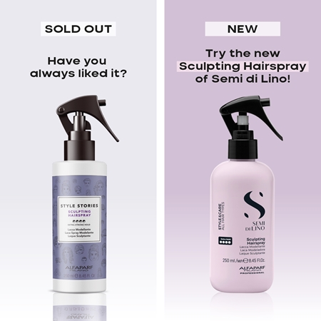 Alfaparf Milano Semi di Lino Style&Care Sculpting hairspay Hairspray - Strong Hold