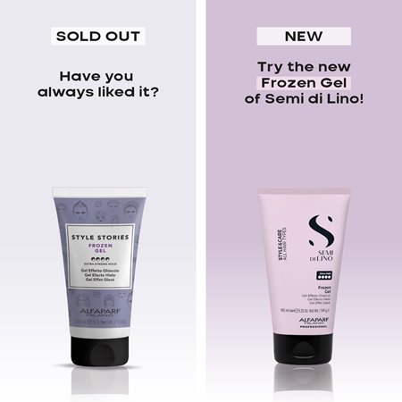 Alfaparf Milano Semi di Lino Style&Care Frozen gel Styling Gel with extra strong hold