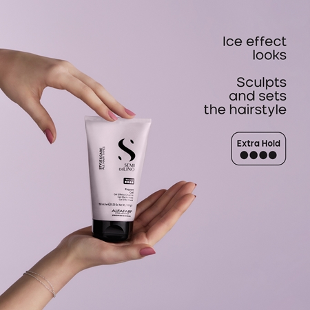 Alfaparf Milano Semi di Lino Style&Care Frozen gel Styling Gel with extra strong hold