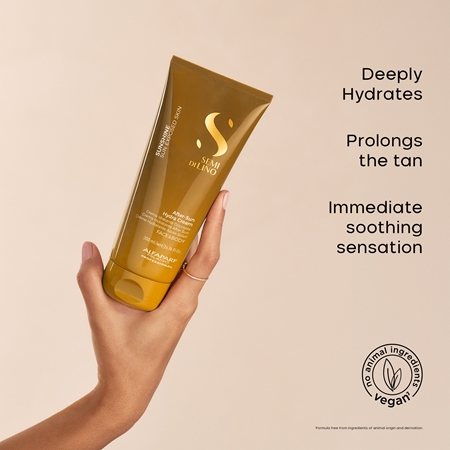 Alfaparf Milano Semi di Lino Sunshine After Sun Hydra Cream Face and Body Moisturizer aftersun