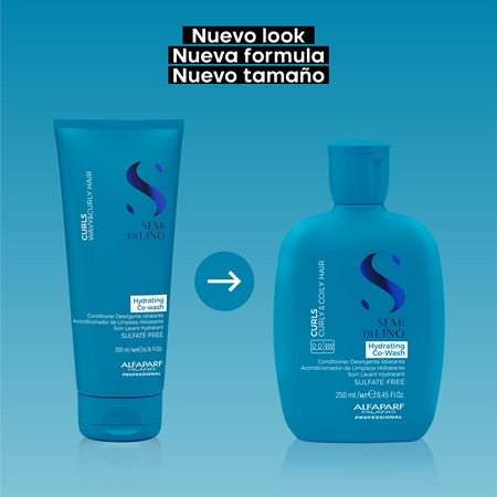 Alfaparf Milano Semi Di Lino Curls Hydrating Co-Wash valomasis kremas plaukams ir galvos odai