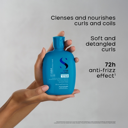 Alfaparf Milano Semi Di Lino Curls Hydrating Co-Wash valomasis kremas plaukams ir galvos odai