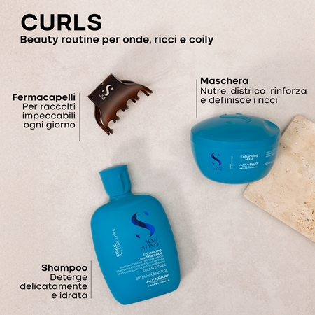 Alfaparf Milano Semi Di Lino Curls Duo Kit Coffret cadeau