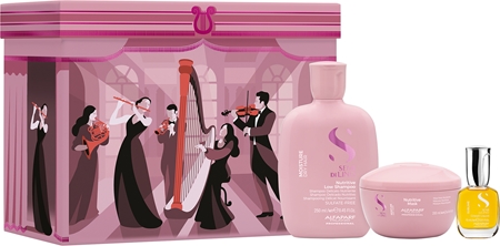 Alfaparf Milano Semi di Lino Moisture Holiday Kit Geschenkset für trockenes Haar