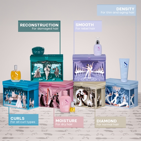 Alfaparf Milano Semi di Lino Diamond Holiday Kit Geschenkset für glänzendes und geschmeidiges Haar