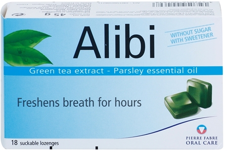 Brand Alibi Oral Care Breath Mints with Lasting Effect