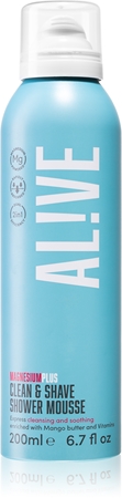 AL!VE Magnesium Plus Clean & Shave sprchová pena na holenie