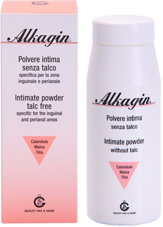 Značka Alkagin Body Care pudr na intimní hygienu