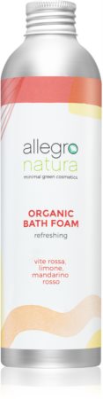 Allegro Natura Organic frissítő fürdőhab