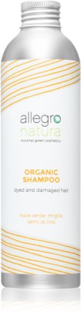 Allegro Natura Organic élénkítő és erősítő sampon a festett hajra
