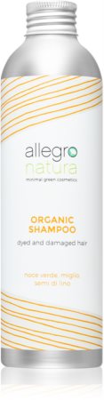 Allegro Natura Organic švytėjimo suteikiantis bronzinio efekto šampūnas dažytiems plaukams