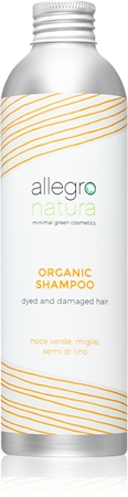 Allegro Natura Organic Champú iluminador y fortificante para cabello teñido