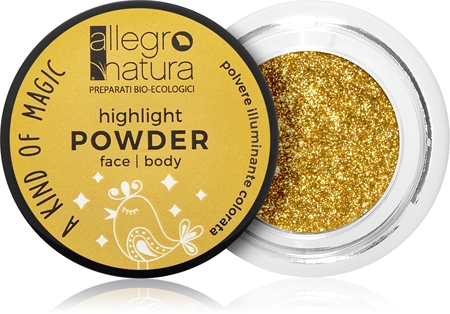 Allegro Natura A Kind of Magic pudra pentru luminozitate pentru față și ochi