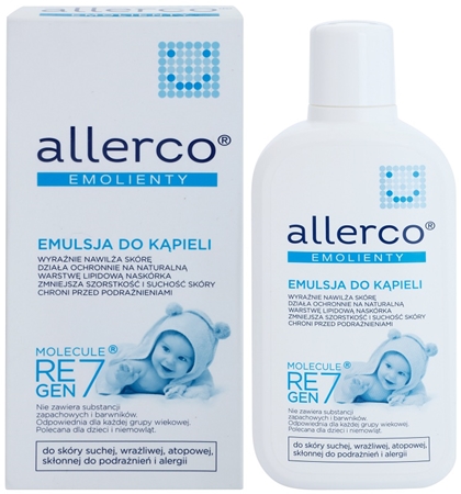 Allerco Molecule Regen7 Baby emulze do koupele s hydratačním účinkem