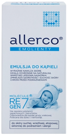 Allerco Molecule Regen7 Baby emulze do koupele s hydratačním účinkem
