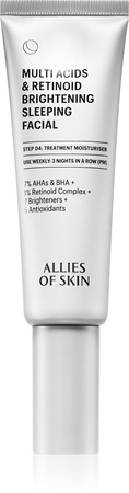 Allies of Skin Multi Acids & Retinoid Brightening Sleeping Facial radiance mask for the face