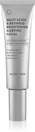 Allies of Skin Multi Acids & Retinoid creme de noite iluminador