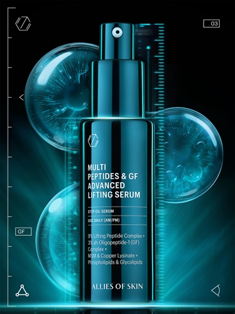 Allies of Skin Multi Peptides & GF Advanced Lifting Serum sérum liftant visage