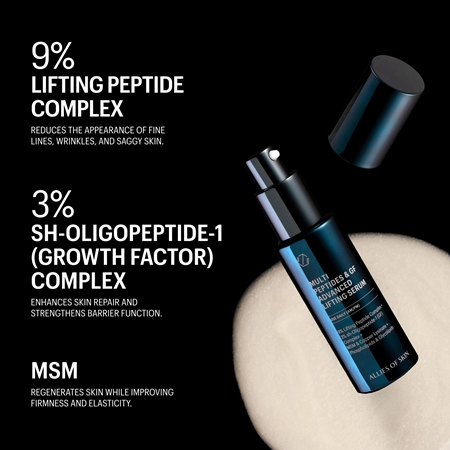 Allies of Skin Multi Peptides & GF Advanced Lifting Serum siero liftante viso