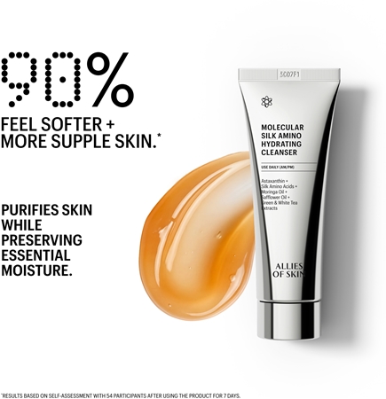 Allies of Skin Molecular Silk Amino Hydrating Cleanser hydratační čisticí gel s aminokyselinami