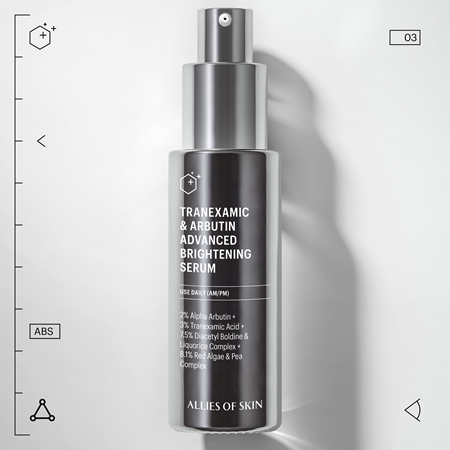 Allies of Skin Tranexamic & Arbutin Advanced Brightening Serum Lysnende serum til at behandle hud imperfektioner