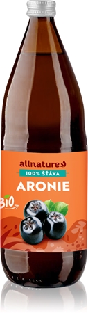 Allnature Arónia Premium BIO 100 % šťava v BIO kvalite