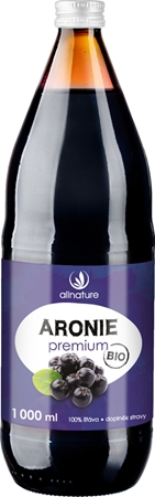 Allnature Arónia Premium BIO 100 % šťava v BIO kvalite