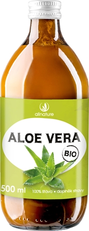 Allnature Aloe vera BIO 100 % šťava v BIO kvalite
