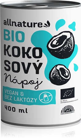 Allnature Kokosový nápoj BIO kokosový nápoj v BIO kvalitě