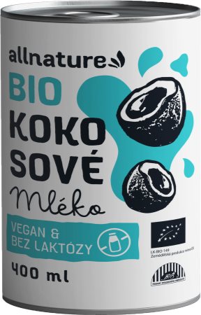 Allnature Kokosové mlieko BIO kokosové mlieko v BIO kvalite