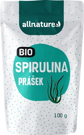 Allnature Spirulina BIO přírodní antioxidant v BIO kvalitě