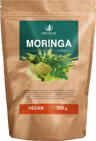 Allnature Moringa prášek přírodní antioxidant