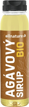 Allnature Agávový sirup BIO přírodní sladidlo