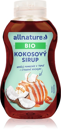 Allnature Kokosový sirup BIO prírodné sladidlo v BIO kvalite