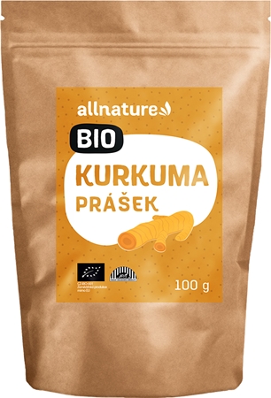 Allnature Kurkuma BIO koření jednodruhové v BIO kvalitě