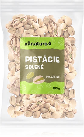 Allnature Pistácie pražené solené ořechy pražené solené