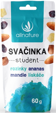 Allnature Svačinka Student směs ořechů a sušených plodů