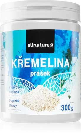 Allnature Křemelina prášek pro krásné vlasy, pleť a nehty