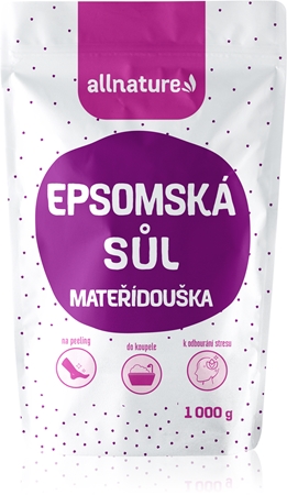 Allnature Epsomská sůl Mateřídouška sůl do koupele
