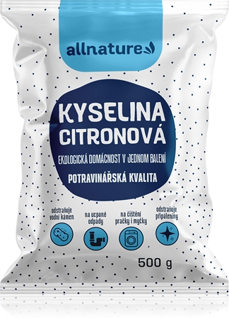 Allnature Kwas cytrynowy kwas cytrynowy do użytku domowego