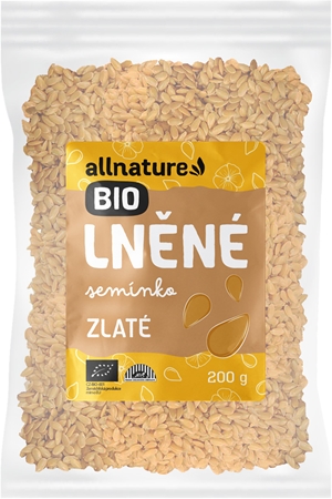Allnature Lněné semínko zlaté BIO semínka