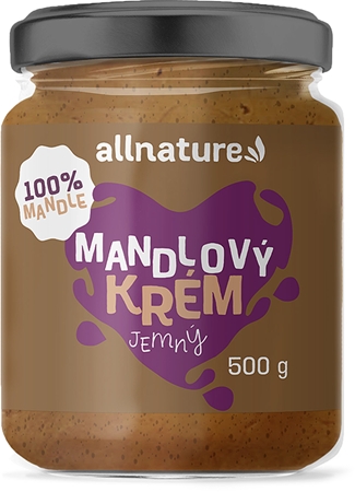 Allnature Mandlový krém 100% ořechový krém
