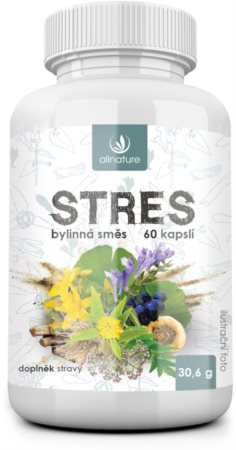 Allnature Stres Bylinný extrakt kapsle proti stresu