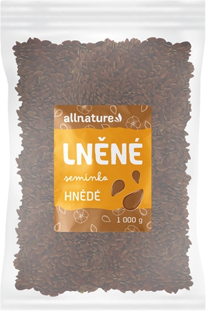 Allnature Ľanové semienko hnedé semienka