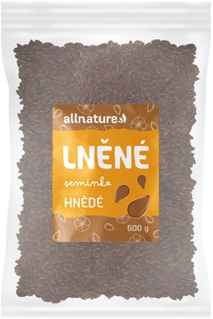 Allnature Lněné semínko hnědé semínka