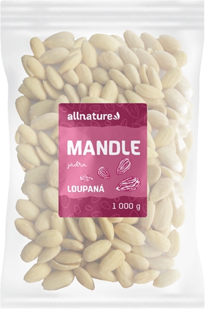 Allnature Mandle lúpané jadrá lúpané