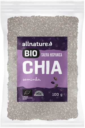 Allnature Chia semienka BIO semienka v BIO kvalite