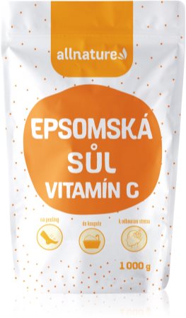 Allnature Epsom salt Vitamin C сіль для ванни