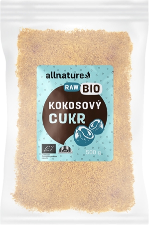Allnature Kokosový cukor BIO prírodné sladidlo v BIO kvalite