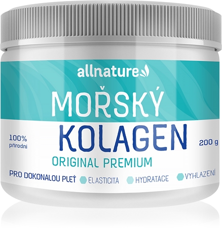 Allnature Mořský kolagen Original Premium prášek na přípravu nápoje pro perfektní pleť